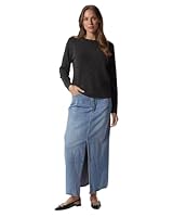 VERO MODA Women's Doffy Long Sleeve O-Neck Blouse, Black, S