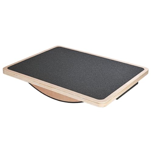 Vexnaro Balance Board, Tavola Di Equilibrio in Legno, Antiscivolo, Trainer per Caviglia e Piede, Esercizi di Stabilità, Per Uso Domestico Tavola e Sotto la Scrivania (separare)