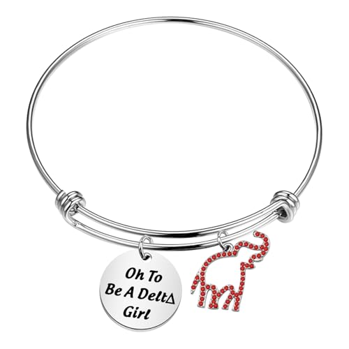 AKTAP D Sorority Gift D Inspired Elephant Bracelet Oh To Be A D Sorority Gift (D G Bracelet)