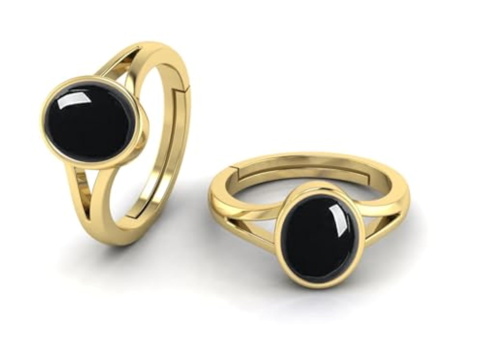 15.25 Ratti Sulemani Hakik Adjustable Ring, Silver Plated