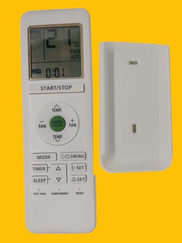 Image of Sanavya AC Remote Control - Compatible Replacement for Split & Window Air Conditioners - Replicates Genuine Remote Functions (O General Ac Remote RHA2E 203)