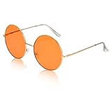 Hippie Glasses Disco Hippy 70’s Sunglasses 60’s Cool Funky Shades quavo Orange