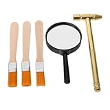 CIYODO Archäologie Ausgrabungsset Werkzeugset mit Hammer Pinsel Meißel und Lupe Pädagogisches...