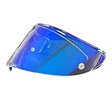AGV Pista Corsa Gprr Visor Commpatible with for Day and Night Use (Aurora Blue)