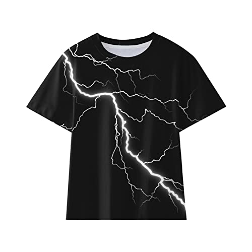 3 to 12Y Children Comfy Tops Toddler Boys Girls Summer T Shirt Fashion Cool 3D Print Shirt Kids Funny Youth Shirt