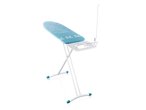Leifheit Tabla de Planchar Plegable Air Board M Solid Plus NF, Tabla de Planchado de 120×38 cm con Superficie termorreflectante Ligera para Efecto de Planchado de Doble Cara