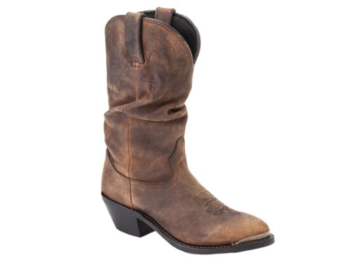Durango Women's RD542 Slouch 11' Western Boot,Distressed Tan,6.5 M US