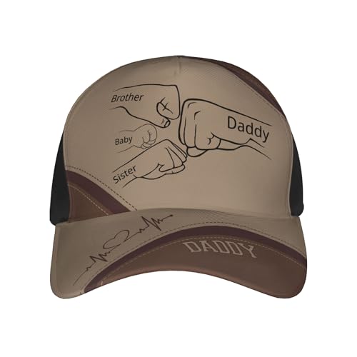 Custom Hat, Personalized Cap for Men,Dad,Grandpa,Husband Customized Father's Day Hat