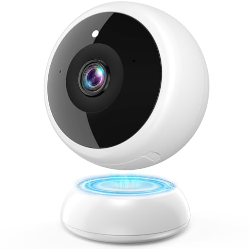 Thybro Magnetic Security Camera Wireless - 2K HD Video, AI Motion Detection, Battery Powered, Ease of Setup, 2-Way Audio,IR Color Night Vision, Waterproof, Outdoor & Indoor Surveillance