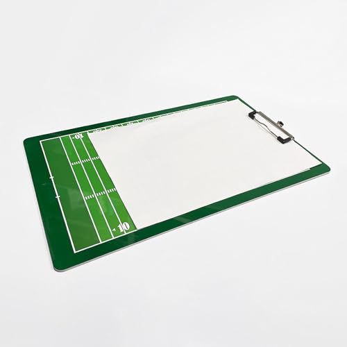 rockible Football Coach Board Football Whiteboard Easy to Carry Practical Reusable Digital Strategy Marker Board for Coach Training