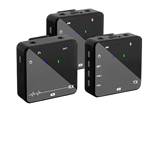 Image of Wireless Mic Dual Channel System Microphone for Youtubers, Vloggers, and Mobile Content Creators