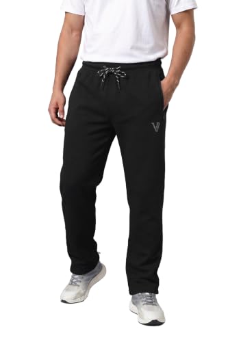Men’s Track Pant | Side Zipper Pockets |Mid-Rise| Comfort Fit | Cotton Blend | Breathable & Casual | Easy Stain Release| Anti-Static Fabric | Activewe