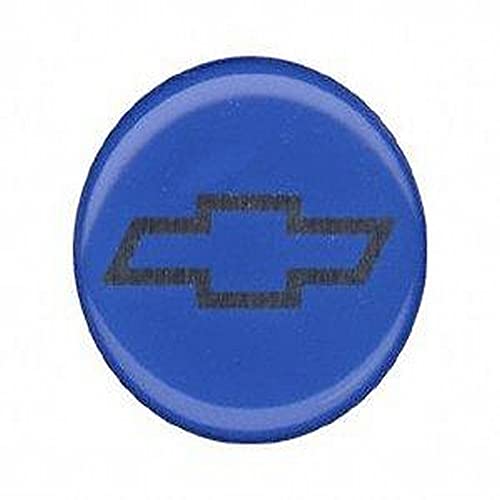 Grant 5630 Chrome Horn Button (Chevy Bow Tie, Blue/Silver)