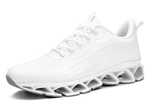 Image of Mens Running Shoes Casual Sport Athletic Fashion Walking Sneakers Lace up Blade Non Slip Breathable Mesh