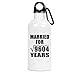 98th Anniversary Married for Square Root of 9604 Years - Water Bottle Bouteille d'eau Acier Inoxydable Gobelet-Thermos - Cadeau pour Anniversaire Fête des Mères Fête des Pères