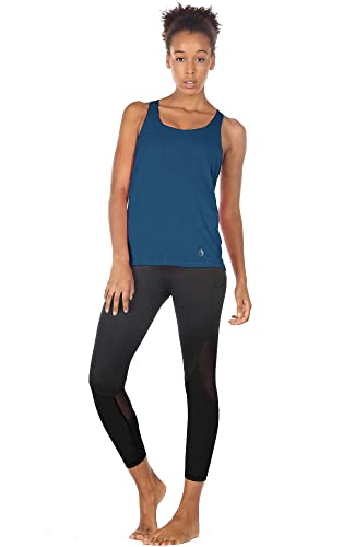 Image of icyzone Women's Open Back Workout Athletic Yoga Tank Tops with Built in Bra