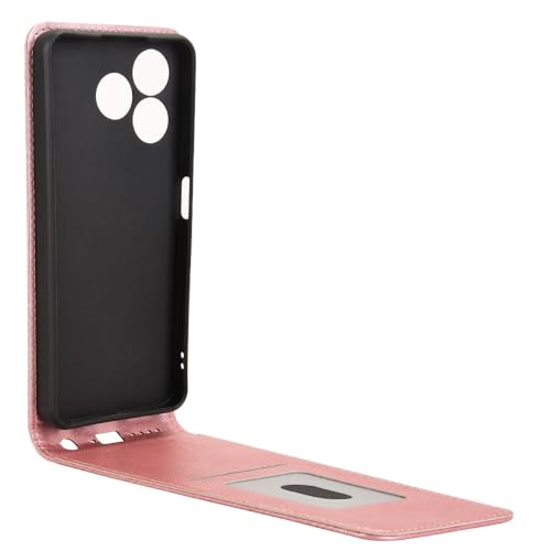 Coque Blackview Wave 8C rose avec étui rétro à fermeture supérieure