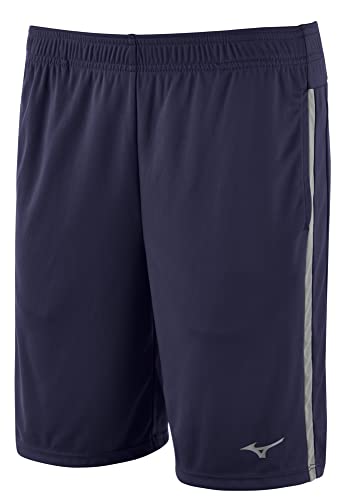 Short Mizuno Icon 6 léger et respirant coloris marine garçon L