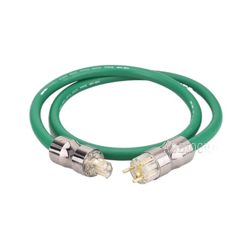 P108 High-End Audio Power Cable AC Cord Copper Silver Mixed for HiFi CD Amp Audio System(EU Power Cable,2m)