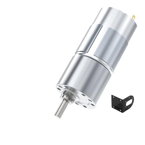 Moteur de réduction JGB37-555 DC 24V 67RPM avec couple élevé et double rotation