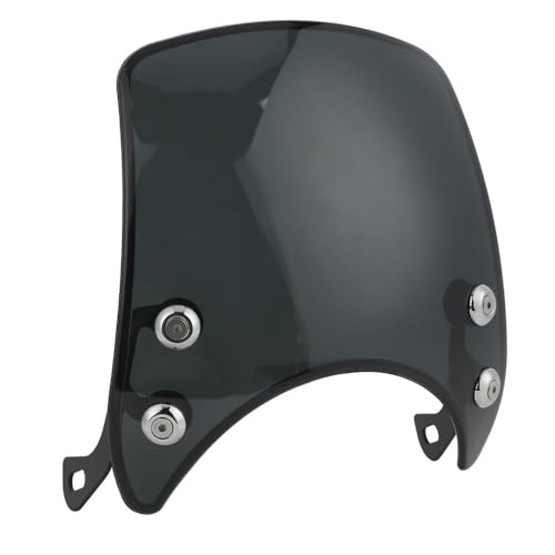 Extension pare-brise moto de haute qualite en polycarbonate anti-impacts