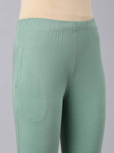 Image of TWIN BIRDS Women Cotton Blend Kurti Pants | Sleek Ethnic Daily Trousers