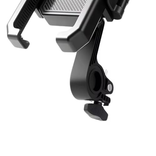 Image of Bike & Scooter Phone Mount for Navigation, 360 Swivel Rotation, Strong Clamp Lock Mechanism, Anti-Shake Shockproof Design, Universal Handlebar Compatibility