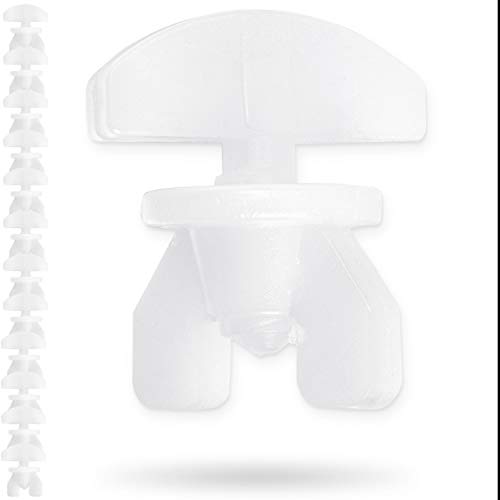 Your Day Mate Zwischenfeststeller, 12 Pack, Gardinenstopper, geeignet für bis zu 6 Vorhänge mit Laufschienen