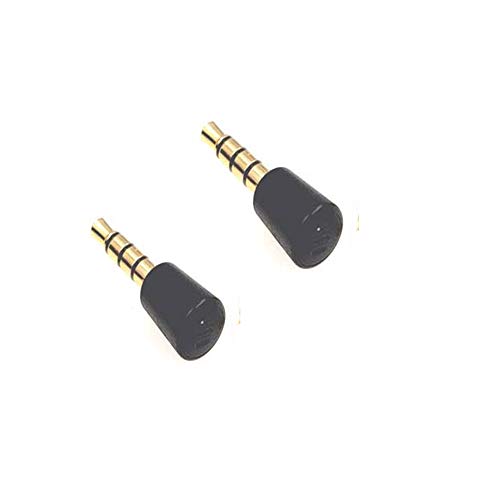 RUITROLIKER 2PCS 3.5MM Microphone Mini Microphone Compatible for PS4 Games Controller