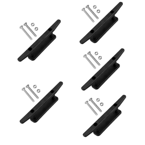 VICASKY 4 Sets Professional Rope Cleat for Kayak Canoe Durable Dock Cleat with Pre Assembled for Easy Installation Boat Supplies for Secure Rope Fixing and Storage