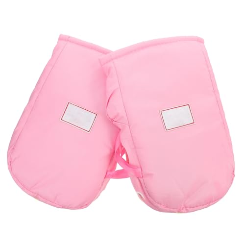 Yardwe Guantes para Manillar de Motocicleta Resistentes al Frío de Oxford Transpirables y para Ciclismo Protección contra Viento y Lluvia Compatibles con Pantallas Táctiles Unisex