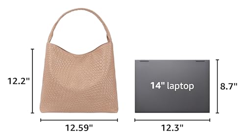 Image of BOSTANTEN Shoulder Bag for Women Trendy Summer Hobo Handbag Purse Top-handlde Tote Bag