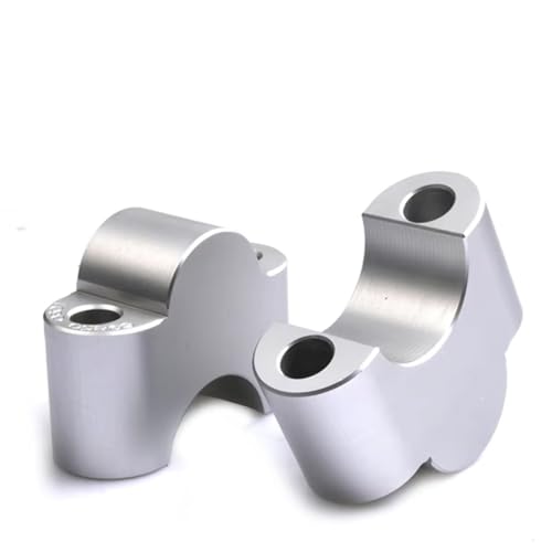 �n���h���o�[���C�U�[ Compatible With Benelli For TRK251 TRK552 �I�[�g�o�C�p�n���h���o�[�G�N�X�e���_�[�N���b�v�}�E���g �I�[�g�o�C�p�n���h���o�[���C�U�[�N�����v�}�E���g �����\�ȃn���h���o�[(Silver,30m