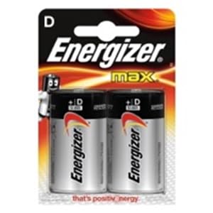 Energizer® Pila Max alcalina Mono, D LR20, 1,5 V (2 unidades), recibirás 1 paquete de 2 unidades.