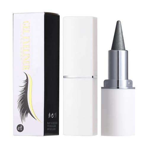 Smokey Eye Pencil, Black Gel Eye Liner Stick - Crayón de lápiz de sombras de ojos | Accesorios de maquillaje impermeables para mujeres y niñas, se adapta a todos los tipos de piel