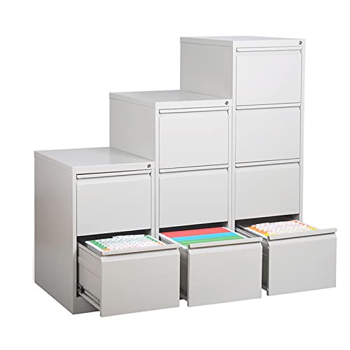 Armadietto in metallo con 4 cassetti, design moderno e minimalista, per casa e ufficio, soluzione di archiviazione efficiente per documenti e accessori
