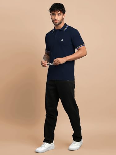 Image of Lux Nitro Men's Dry Fit Polo T-Shirt | Microfiber Sports Collar T-Shirt | Moisture Wicking, Breathable & Quick Dry | Stylish Casual & Gym Wear