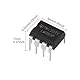 50 Stück LM393P Spannungs-Dual-Differentialkomparator DIP-8 mit bearbeiteten Kontaktstiften LM393 IC Analogkomparatoren Dual-Spannungskomparatorschaltung