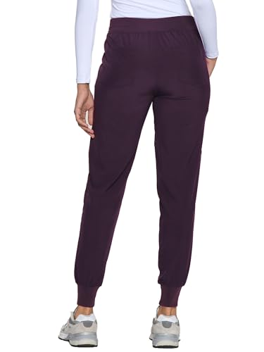 Image of COZYFIT Womens Scrub Pants - Soft Stretch Yoga Style with 5 Pockets, Slim Fit Jogger Scrubs Pants for Women