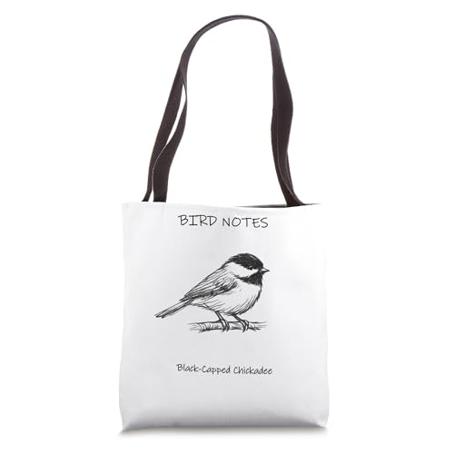 Field Guide Black-Capped Chickadee Tote Bag
