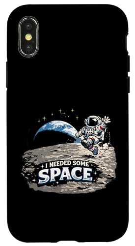 I Need Some Space - Earthrise Lunar Orbit Kosmos Fun Art �X�}�z�P�[�X iPhone X/XS �p