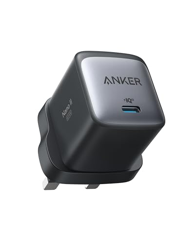 Anker Nano II 65W GaN II PPS Fast USB C Charger Adapter Compact Charger for MacBook Pro/Air Galaxy S24/S23 iPhone 17/16 /15/14 Series iPad Pro Huawei Xiaomi Redmi Vivo Oppo and More