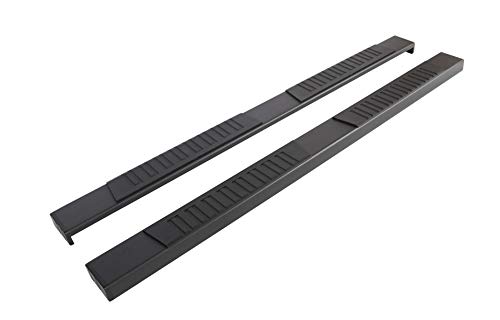 Ziruiautopart 6 inch Black Aluminum Running Boards Compatible for 2020-2023 Chevy Silverado/Gmc Sierra 1500 2500HD 3500HD Double Cab Side Step Nerf Bar