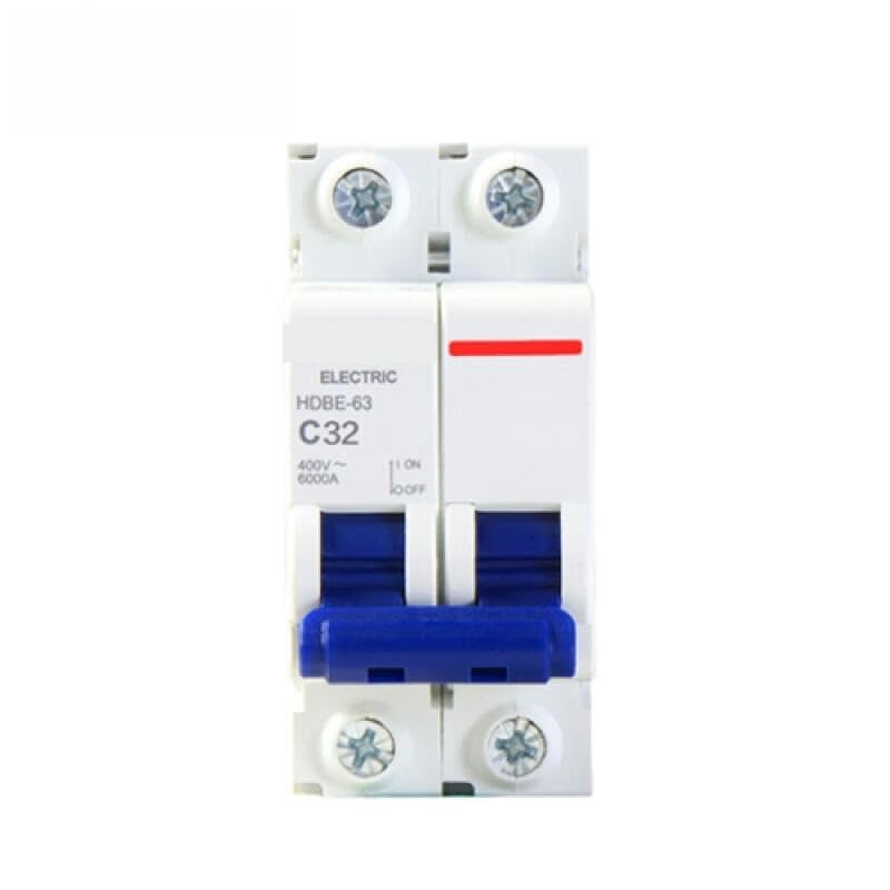 Disjoncteur HDBE-63C 2P 32A haute performance contre les surcharges thermiques