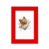 Cantidad del paquete: 1 marco Animal Paper Break Shocks Chihuahua Picture Display Art Marco de fotos rojo