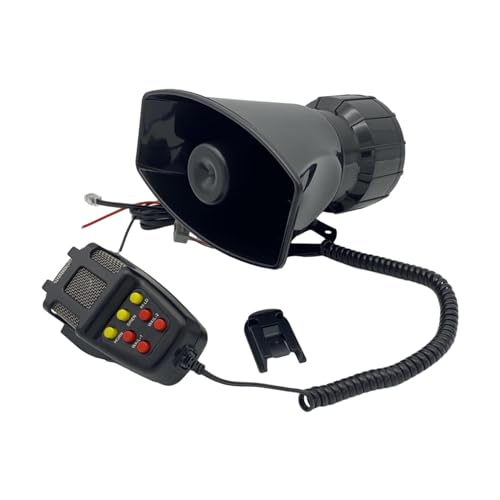 Oshhni de altavoces para vehículos, micrófono, 7 sonidos para camiones y barcos, 24V