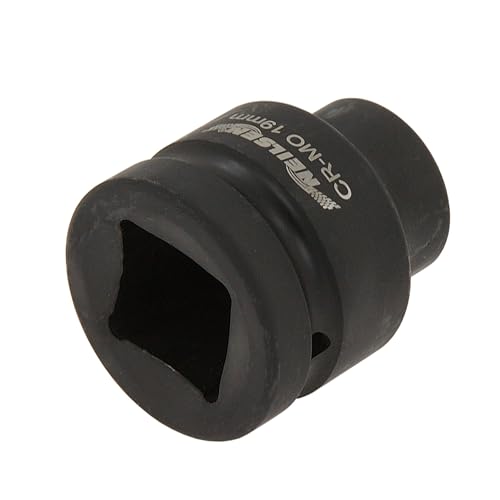 Image of Neilsen CT6532 1in Dr Chrome-Molybdenum Impact Socket 19mm - 6 Point Single Hex, Height 51mm