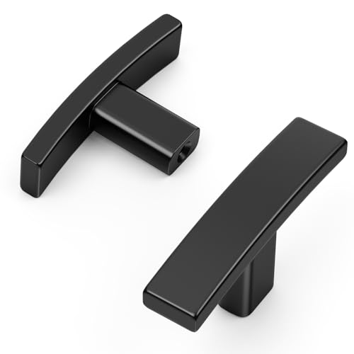 Amerdeco 10 Stück Möbelknöpfe Schrankknöpfe Schwarz Schubladenknöpfe Knauf Für Schrank Türknauf Kommodenknöpfe Schrankknöpfe UK0088