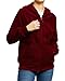 Argstar Women's Fleece Hoodies Lightweight Full Zip Sweatshirts with Pockets Long Sleeve Casual Hooded Jackets Wine Red XXL
