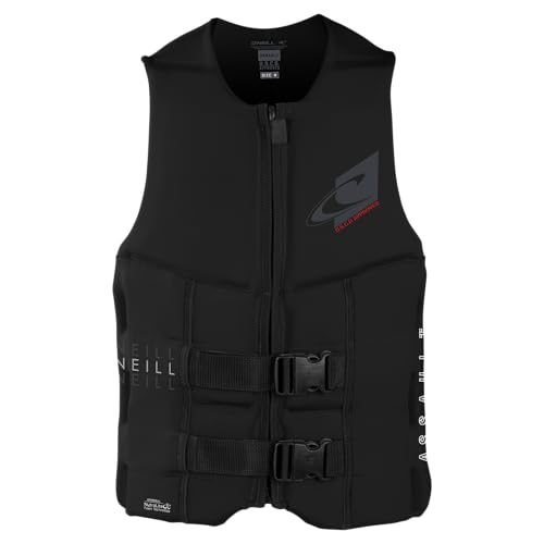 O'Neill Wetsuits Men's Assault USCG Life Vest,Black,Medium